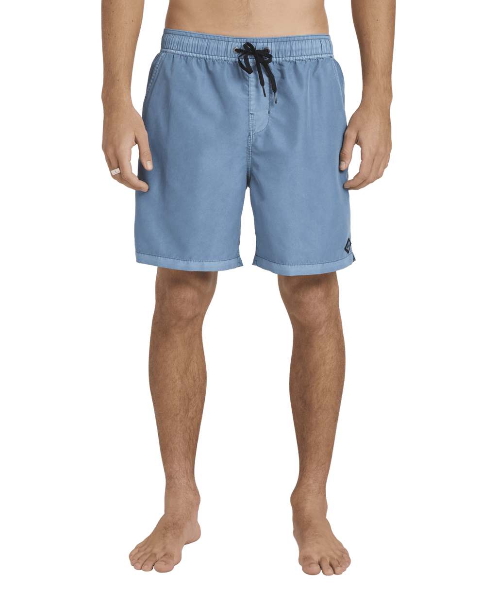 Billabong Mens All Day Overdye Layback 17" Boardshorts in Steel Blue