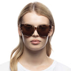 Le Specs LIAR LAIR VOLCANIC TORT in BROWN MONO