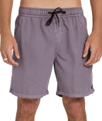 Billabong Mens All Day Overdye Layback 17" Boardshorts in Steel Purple