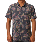 O'Neill Upf Slub Standard Ss Woven Shirt in BLK BLACK