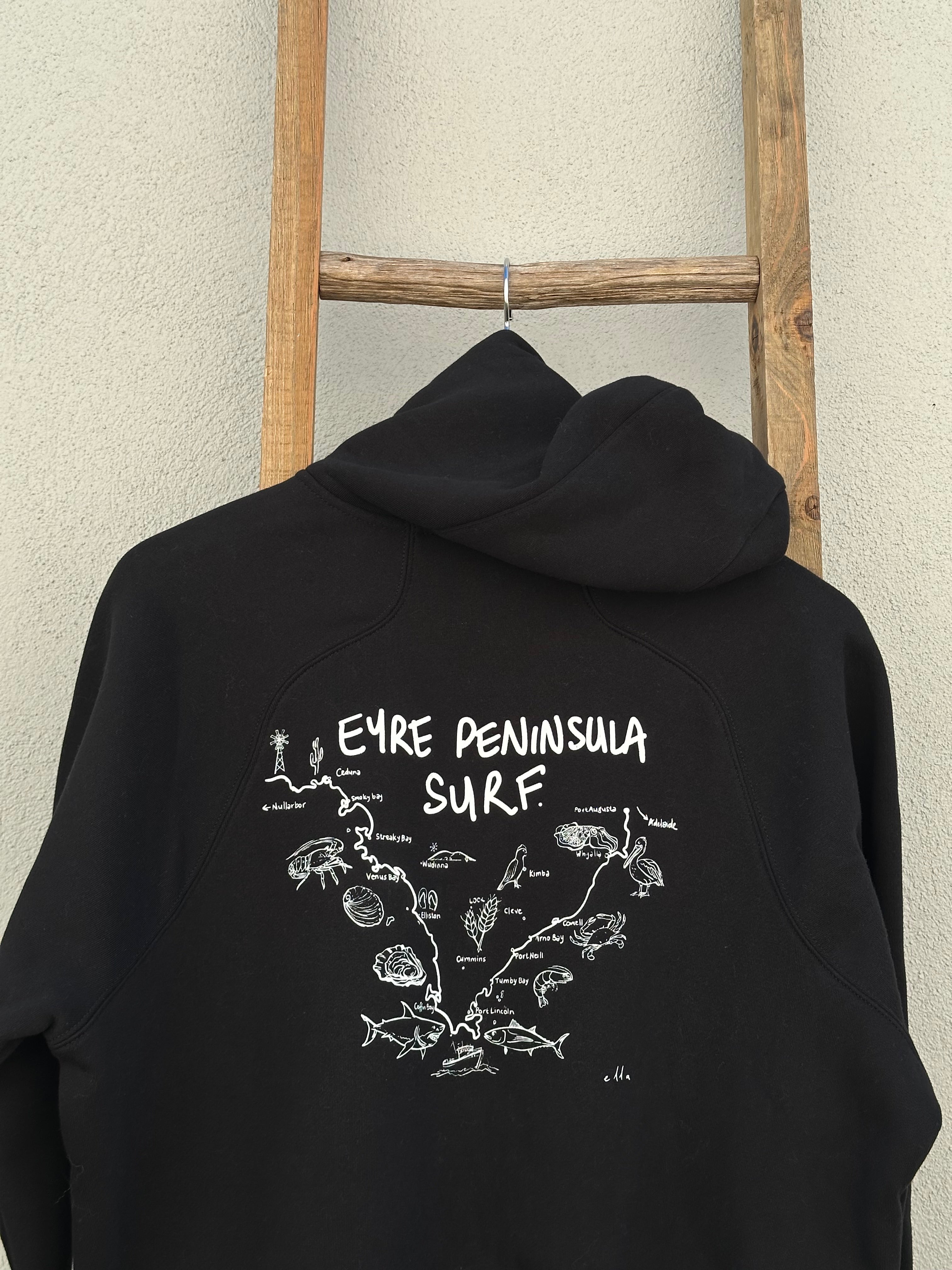 EP SURF Womens Map Quarter Zip Jumper