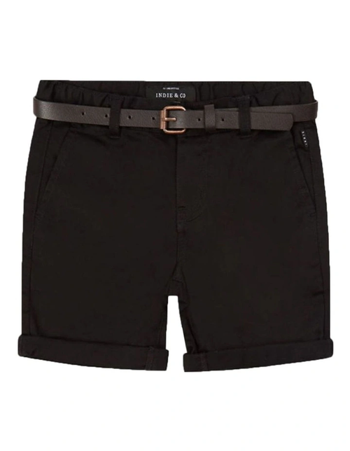 Industrie the cuba chino short - BLACK in BLACK