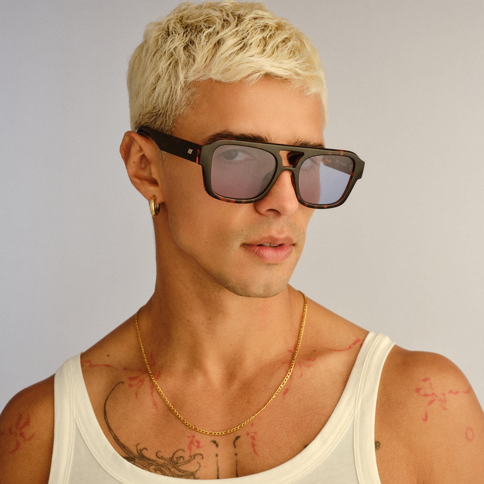 Le Specs SUBZERO + TORT in BLUE TINT