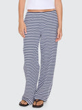 Thrills Co Idle Hands Stripe Pant - Heritage Navy Stripe in Heritage Navy Stripe