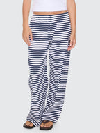 Thrills Co Idle Hands Stripe Pant - Heritage Navy Stripe in Heritage Navy Stripe