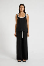 All Fenix Cupro Contrast Pant in Single