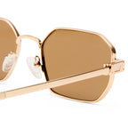 Le Specs MYTHIC GOLD in LIGHT BROWN MONO