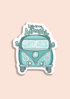 Trevena & Co Choose Adventure Kombi Van Vinyl Sticker in Single