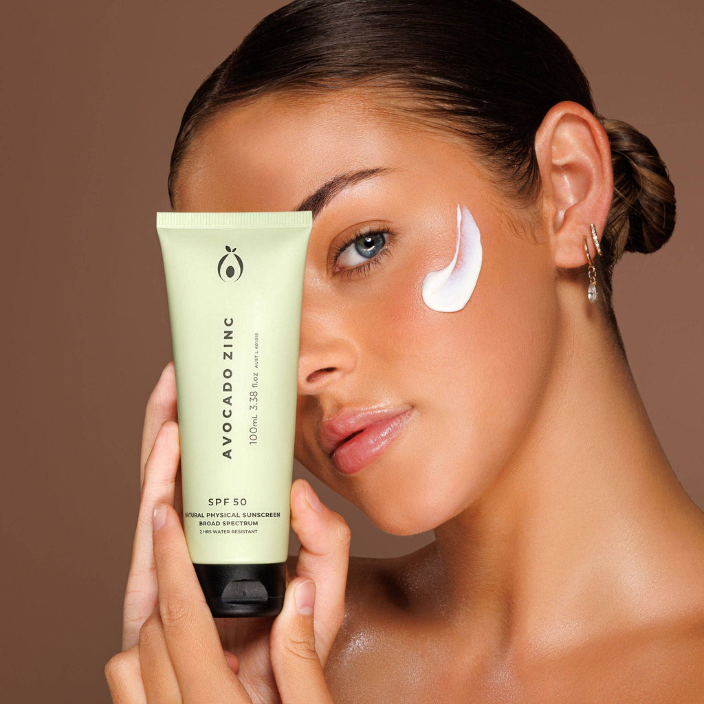 Avocado Zinc Spf 50 Natural Physical Sunscreen in Single