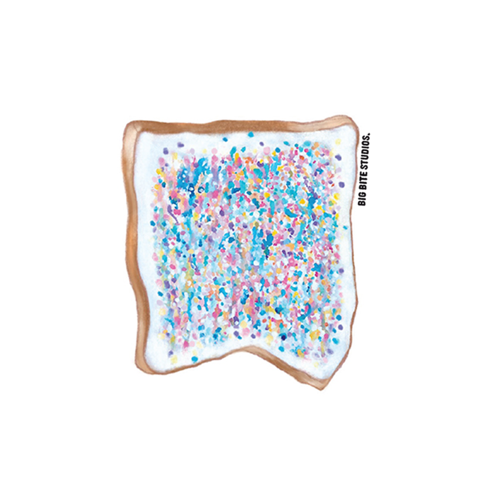 Big Bite Studios Fairy Bread Waterproof Sticker — By Big Bite Studios in Single
