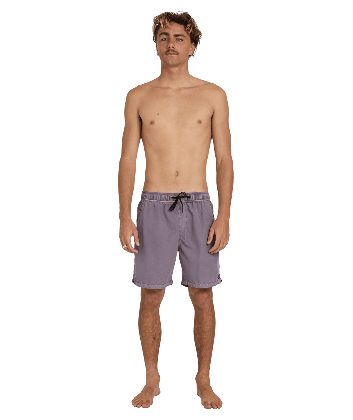 Billabong Mens All Day Overdye Layback 17" Boardshorts in Steel Purple