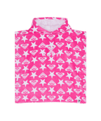 Roxy Girls 2-7 Stay Magical Hooded Towel in Pink Carnation Super