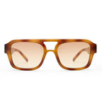 Le Specs SUBZERO + VINTAGE TORT in BROWN GRAD