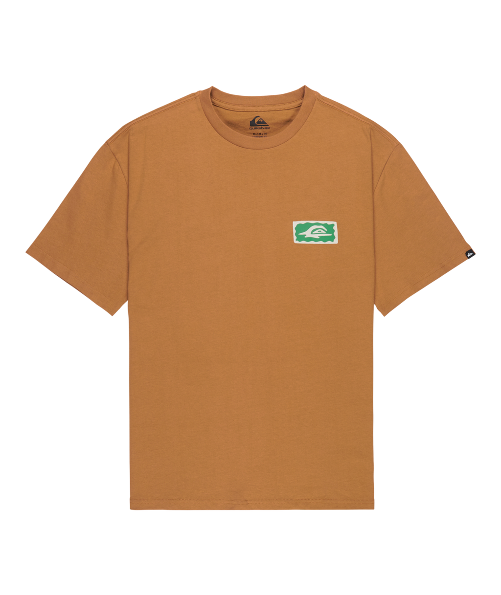 Quiksilver Mens Serenity Splash T-Shirt in Tobacco Brown