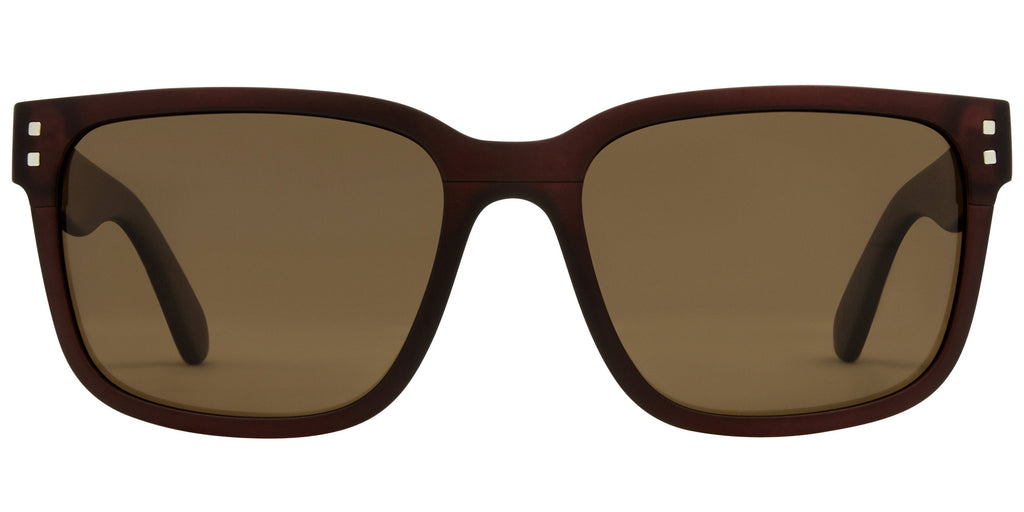 Carve Rivals XL - Matte Translucent Brown Frame with Brown Polarized Lens in Single
