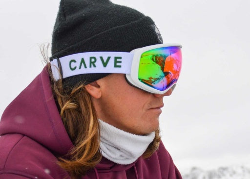 Carve First Tracks Matt White Orange-Green Ird in n/a