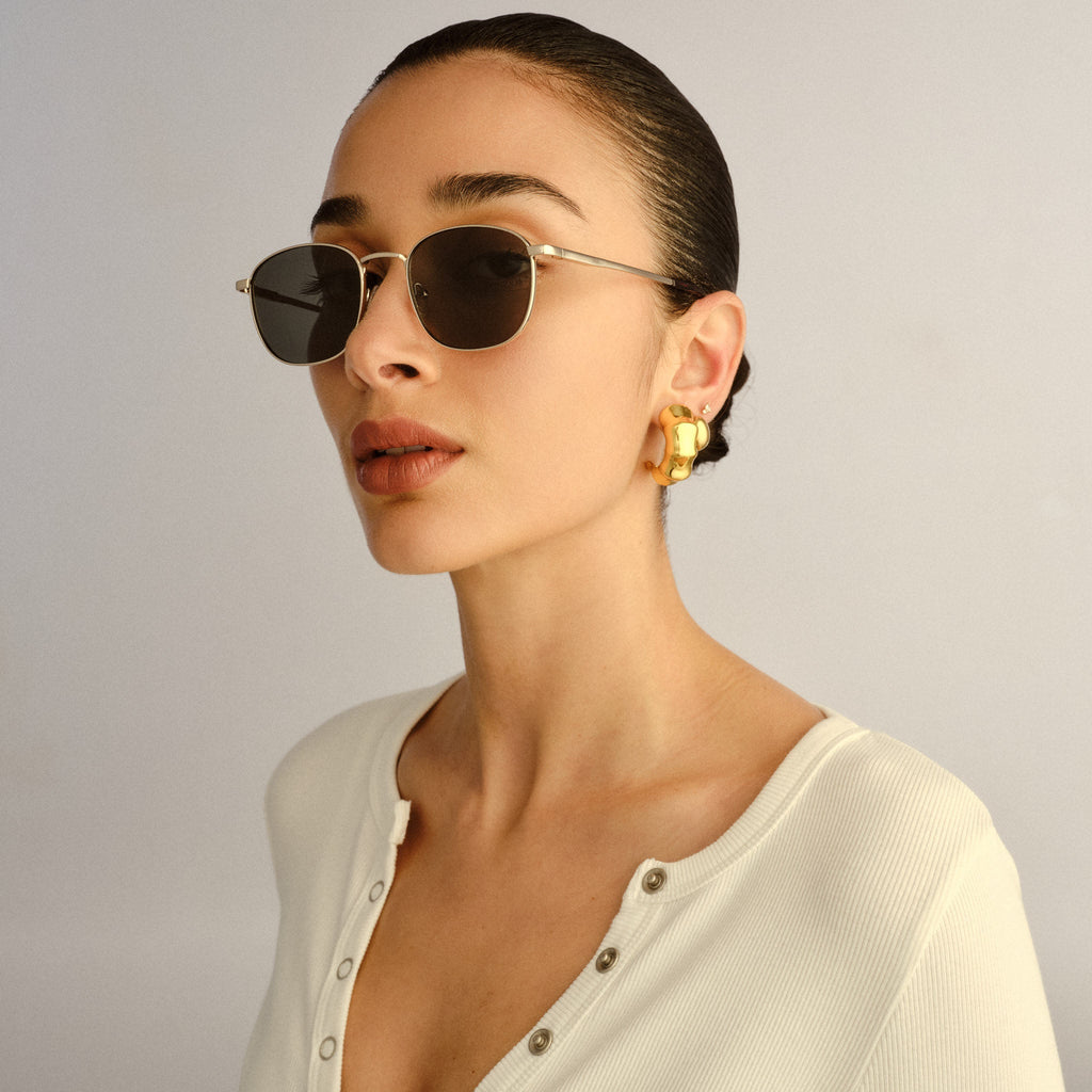Le Specs NEPTUNE DEUX GOLD in KHAKI MONO POLARIZED