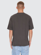 Thrills Co Seen & Heard Oversize Pocket Tee - Dark Merch Black in Dark Merch Black