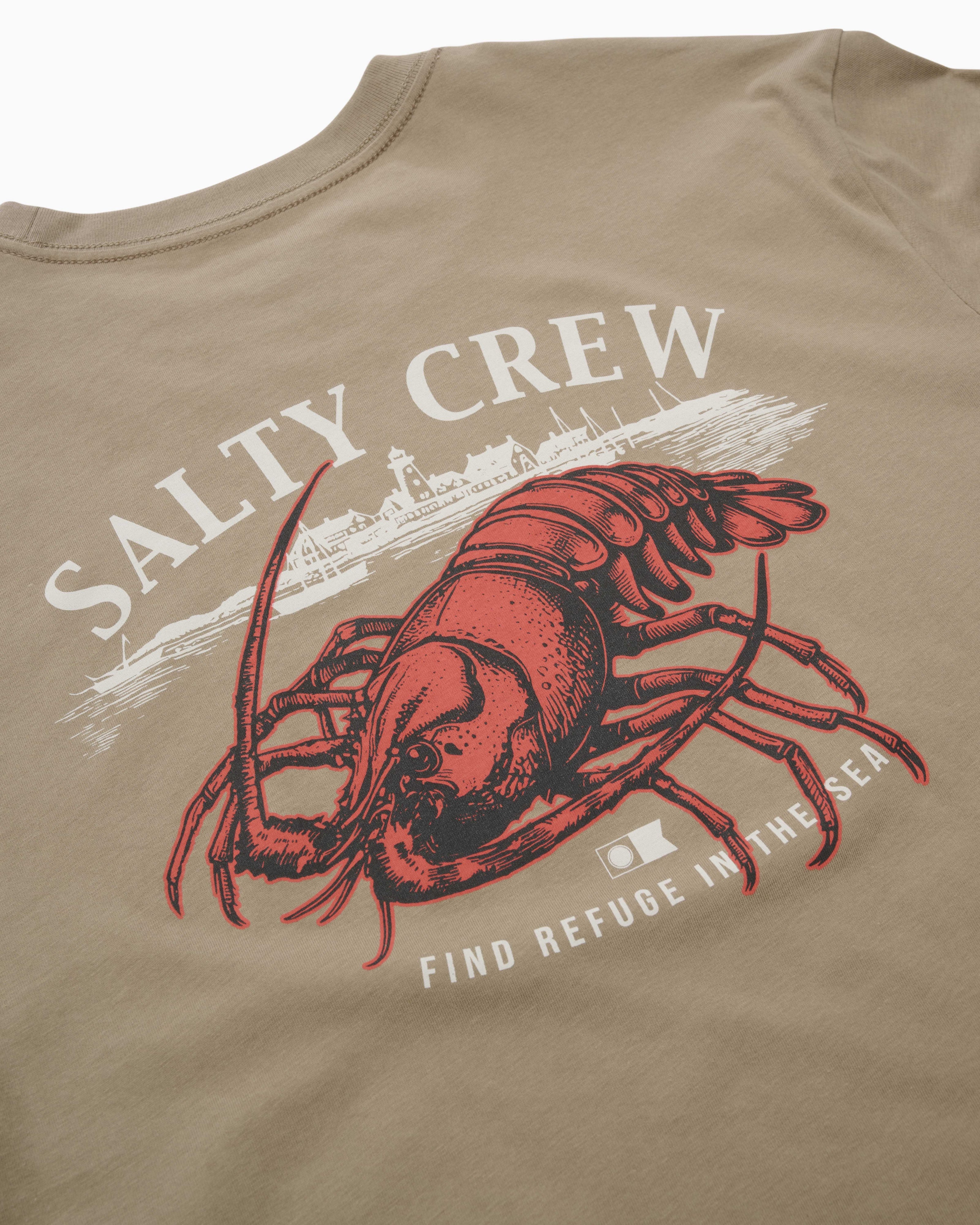 Salty Crew Shelled Premium SS Tee - Black in TWIG