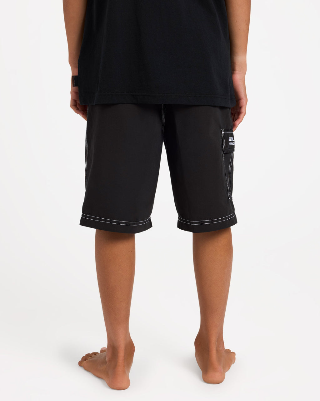 Billabong Boys 8-16 Throw On Boardshorts in Black