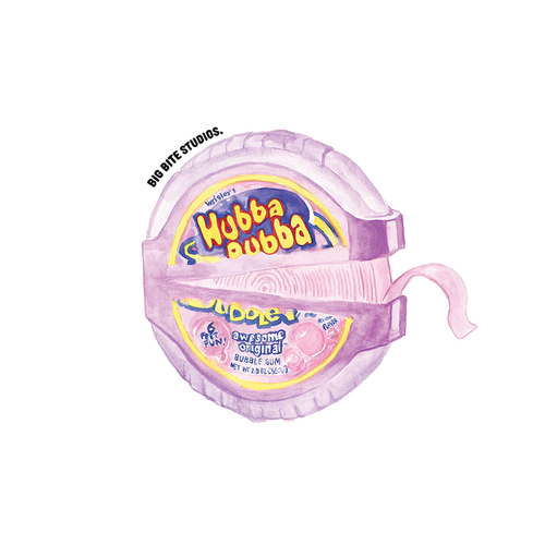 Big Bite Studios Hubba Bubba Waterproof Sticker — By Big Bite Studios in Single