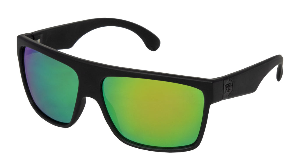 Carve Onyx - Matt Black Frame Grey Green Iridium Lens in Single