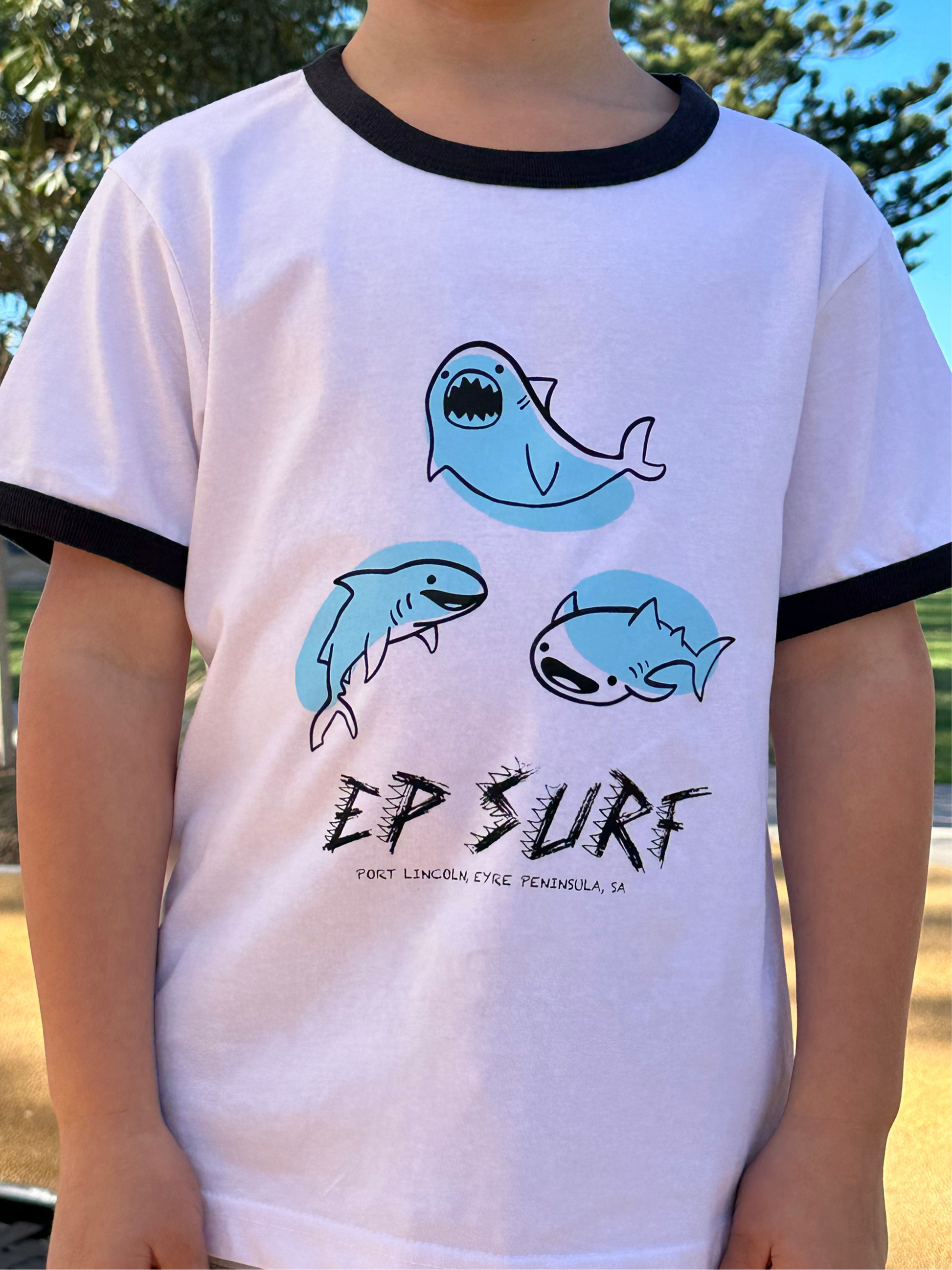 EP SURF Kids Baby Sharks Tee