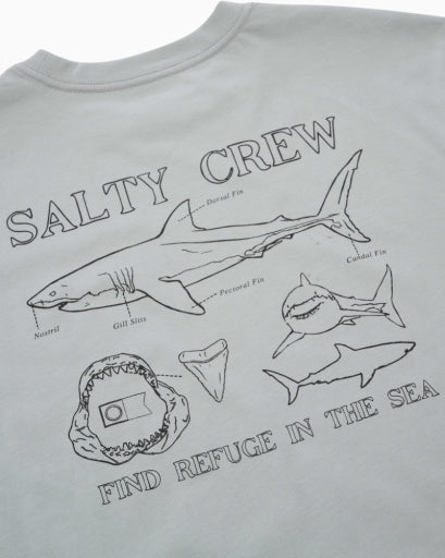 Salty Crew GREAT WHITE CLASSIC SS TEE in QUARRY