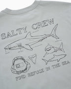 Salty Crew GREAT WHITE CLASSIC SS TEE in QUARRY