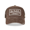Von Dutch VD Originals Super Patch Trucker Hat Brown in Brown