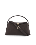 Billini ANNALISE HANDLE BAG in DARK CACAO SUEDE