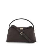 Billini ANNALISE HANDLE BAG in DARK CACAO SUEDE