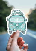 Trevena & Co Choose Adventure Kombi Van Vinyl Sticker in Single