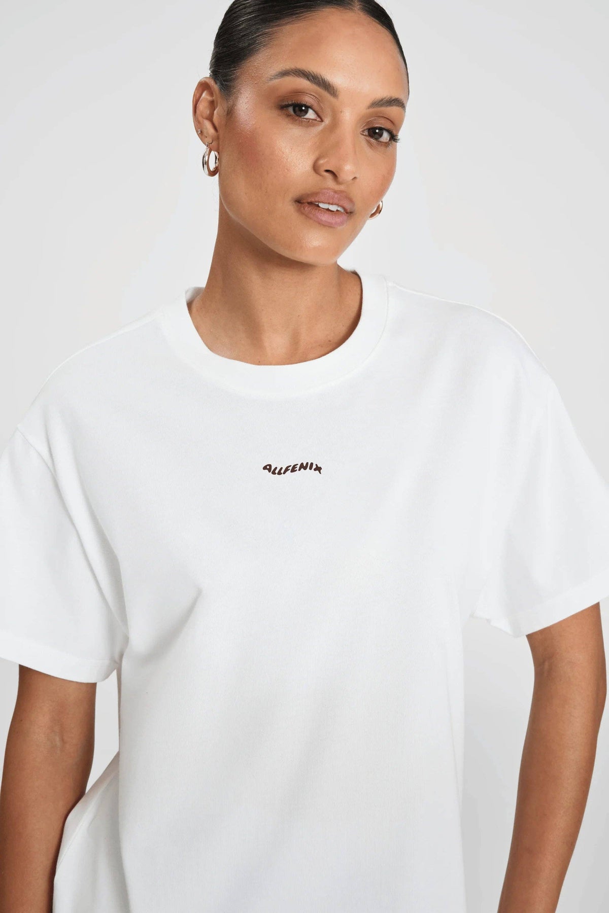 All Fenix Probably At Pilates Tee in Chocolate
