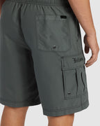 Billabong Mens Immortal Throw On Boardshorts in SLATE GREEN