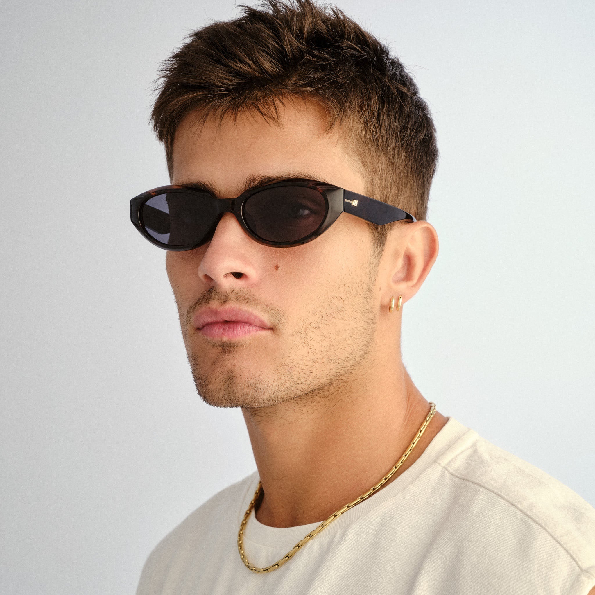 Le Specs LE BIJOU + DARK TORT in SMOKE MONO