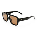 Le Specs SUBZERO + BLACK in BROWN MONO POLARIZED