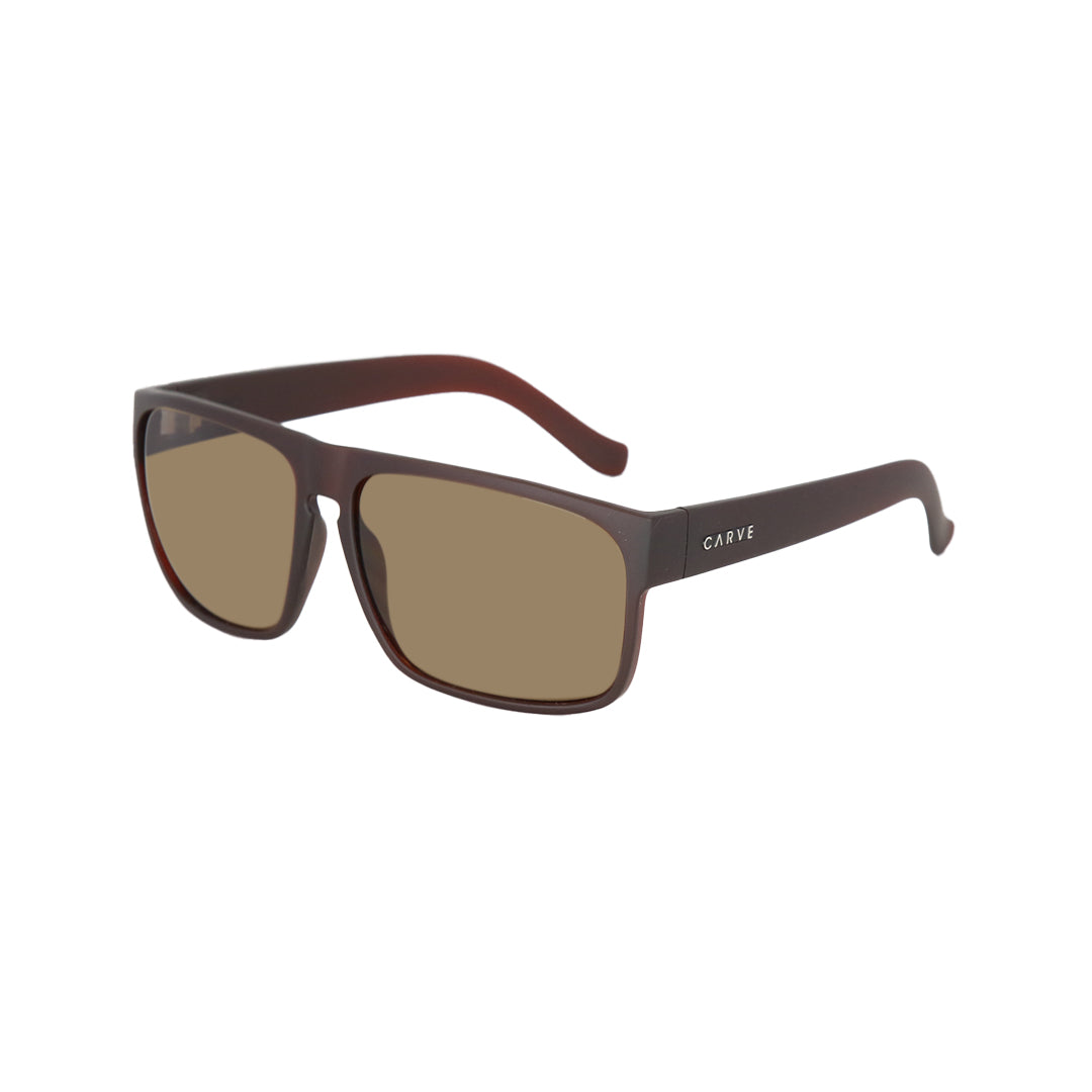 Carve Vendetta - Matte Brown Frame Brown Lens in Single