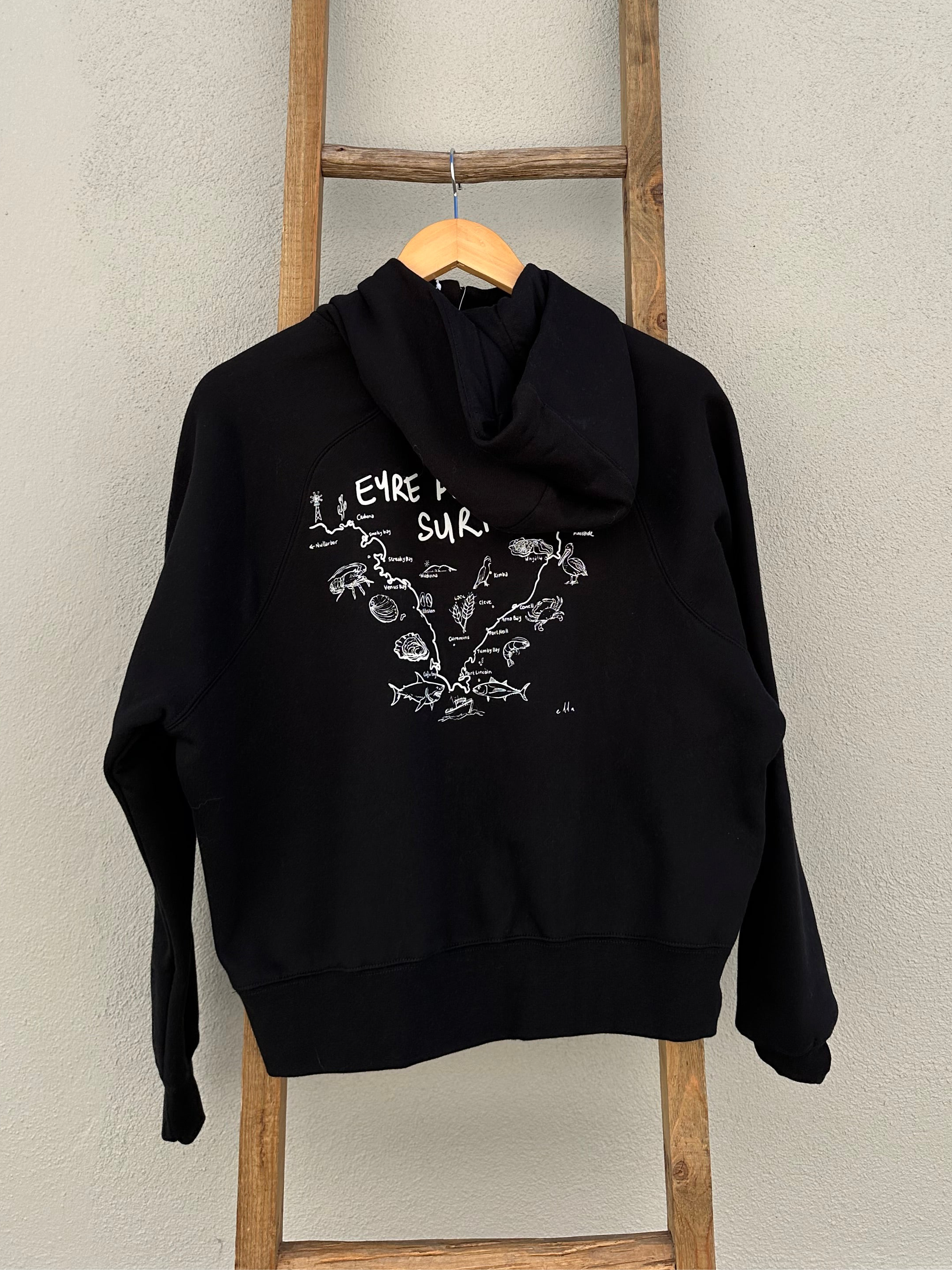 EP SURF Womens Map Quarter Zip Jumper