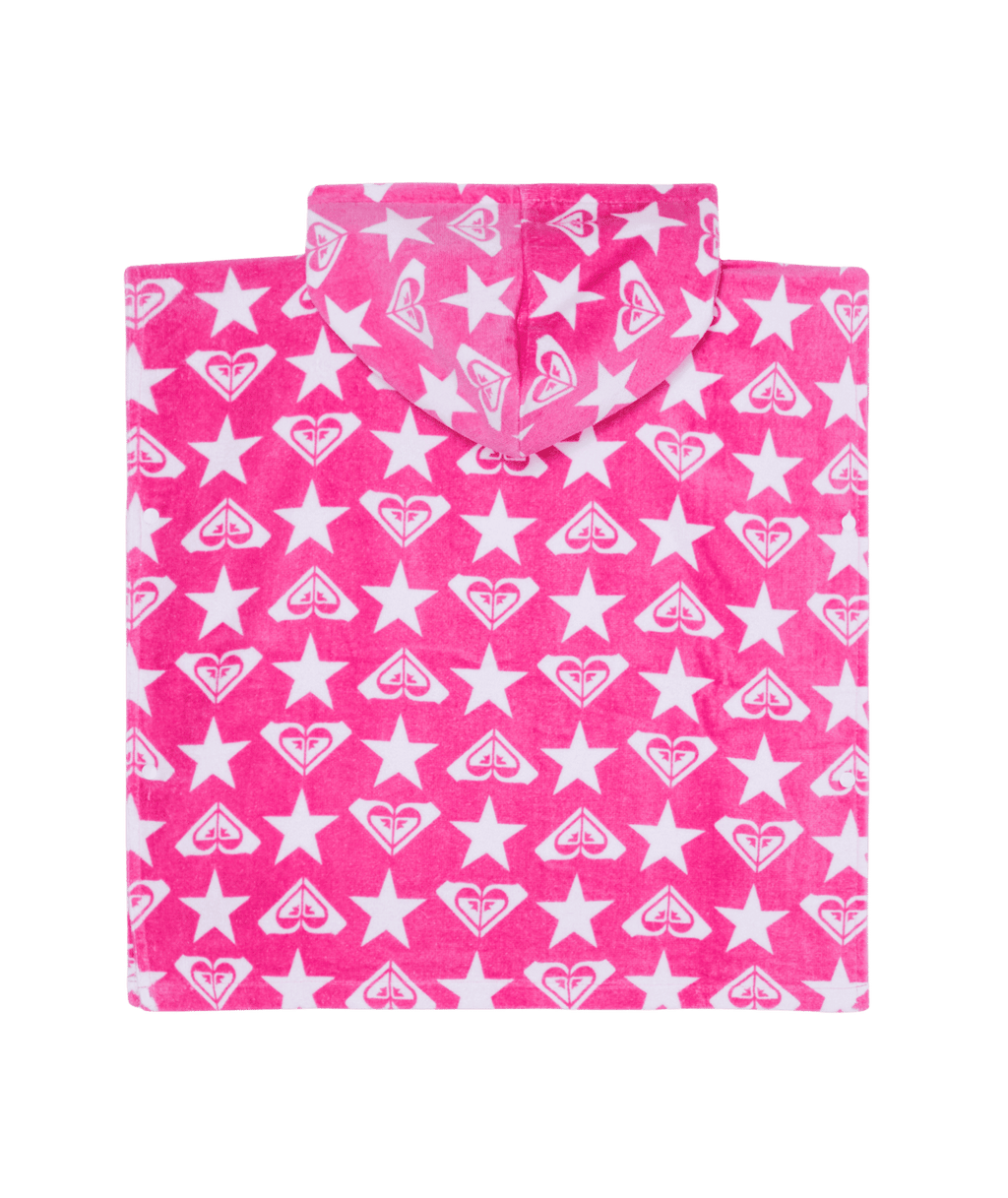Roxy Girls 2-7 Stay Magical Hooded Towel in Pink Carnation Super