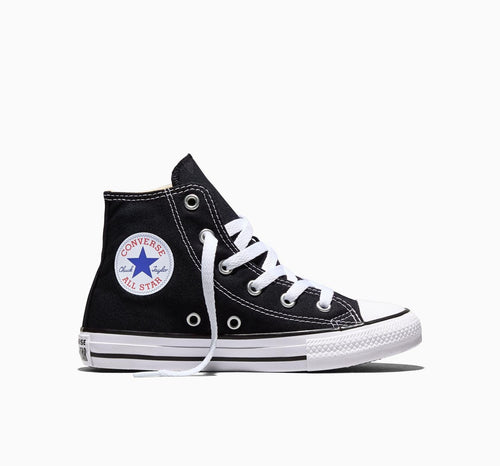 Converse Chuck Taylor All Star Junior High Top Black in Black