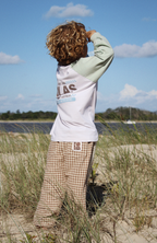 Olas Supply Co DRIFTER CHECK MINI PANT in Single