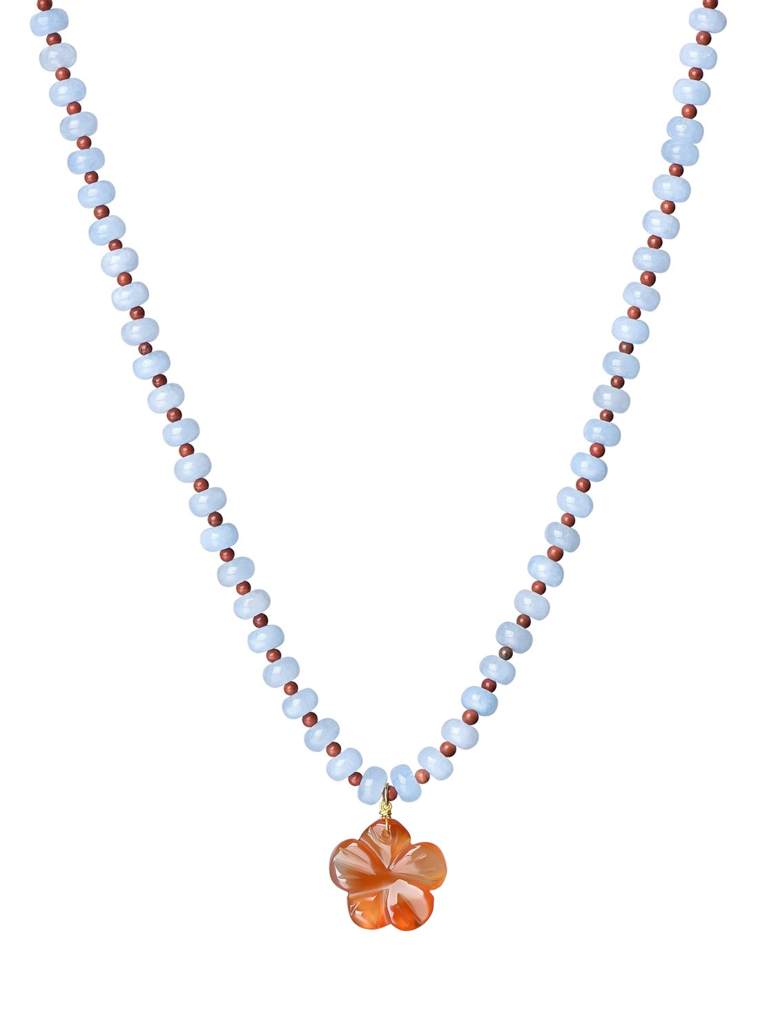 Malakai The Label Elce Beaded Necklace in Gold