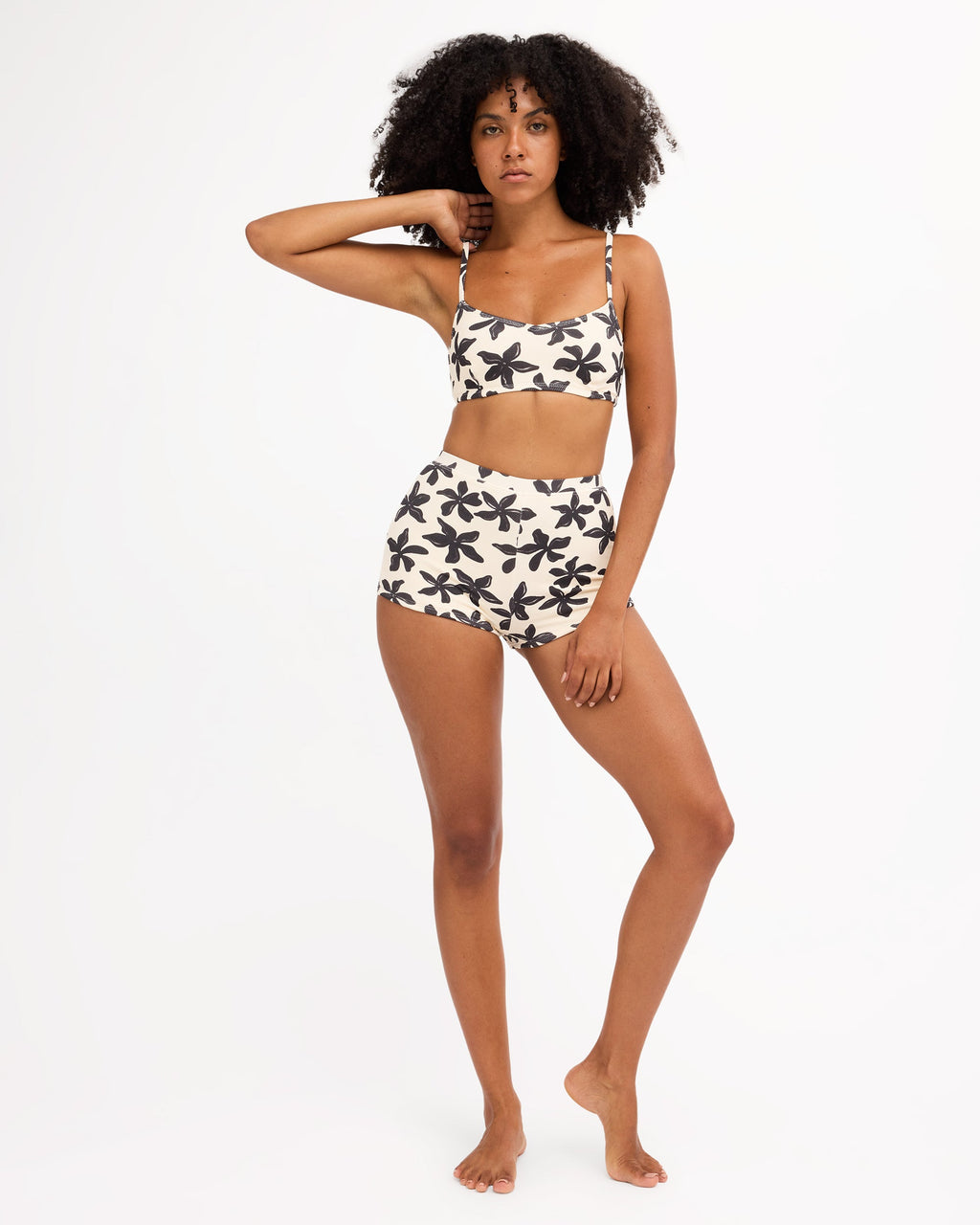 Billabong Womens Dusk To Dawn Lila D/DD Bralette Bikini Top in Salt Crystal