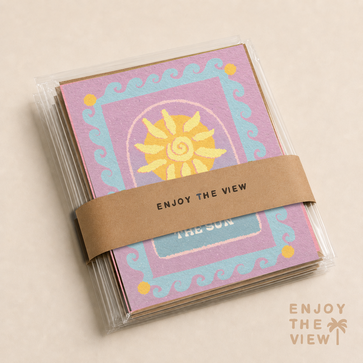 Birthday sun card | Another trip around the sun | Beach card