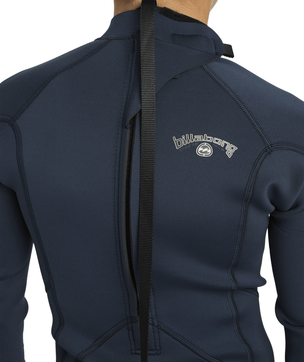 Billabong Boys 8-16 3/2 mm Absolute Back Zip Flatlock Steamer Wetsuit in Navy
