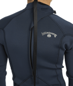Billabong Boys 8-16 3/2 mm Absolute Back Zip Flatlock Steamer Wetsuit in Navy