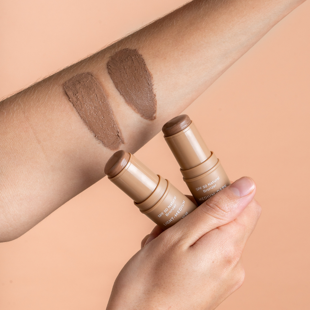 Avocado Zinc Spf 50 Natural Bronzer in Medium-Dark