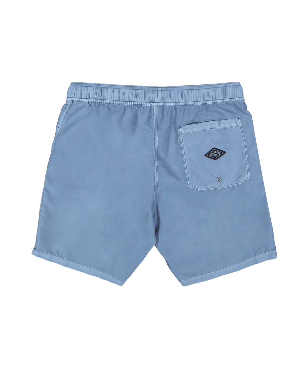 Billabong Mens All Day Overdye Layback 17" Boardshorts in Steel Blue