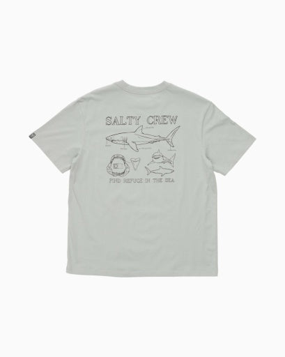 Salty Crew GREAT WHITE CLASSIC SS TEE in QUARRY
